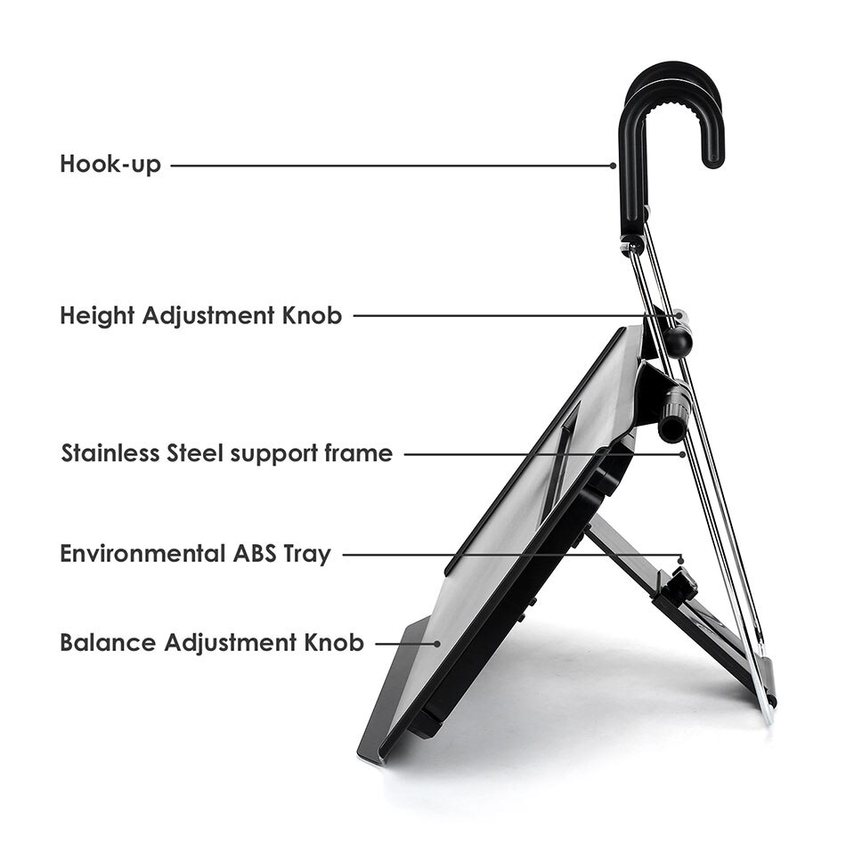 Universal Food Tray Folding Dining Table in Car Laptop Desk Notebook Stand Pallet Folding Table Auto Interior Dining Table