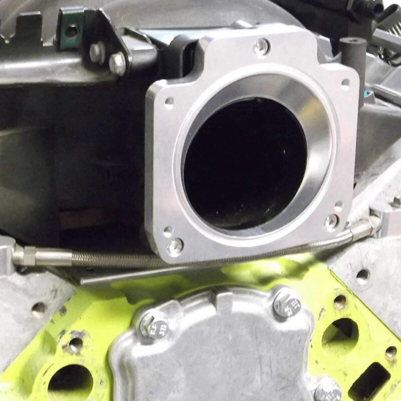 for LS Throttle Body Adapter - LS1 3 Bolt Intake Manifold to LS3 4 Bolt Throttle Body DBC LM7 LR4 LQ4 LS6 551513