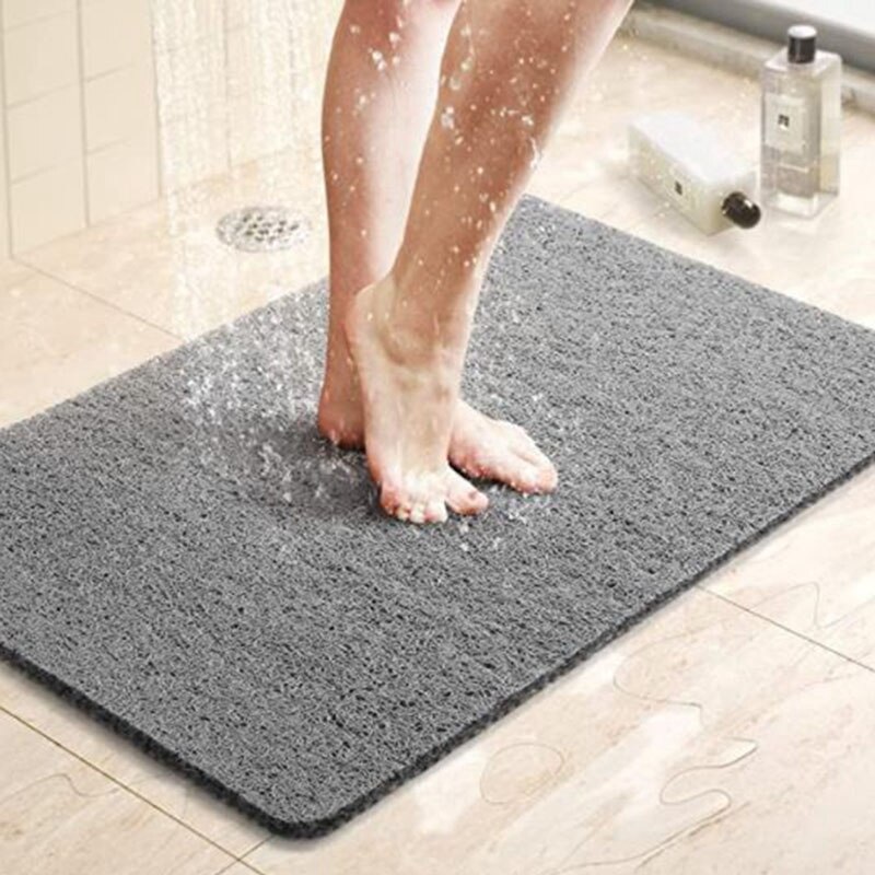 Douche Mat Bad Mat, Antislip Badmat Met Afvoer, sneldrogend Pvc Loofah Bad Mat Voor Bad