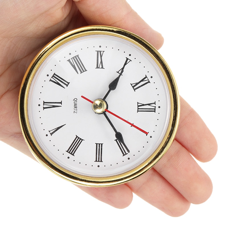 Quartz Movement 2-1/2" (65mm) Classic Craft Clock Round Clocks Head Insert Roman Number Furniture clock head watch head