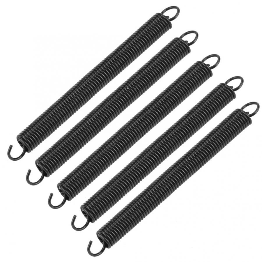 5pcs Tension & Extension Spring Set Hook Spring Torsion With Hooks Wire Dia 0.6mm OD 4mm Long 50mm