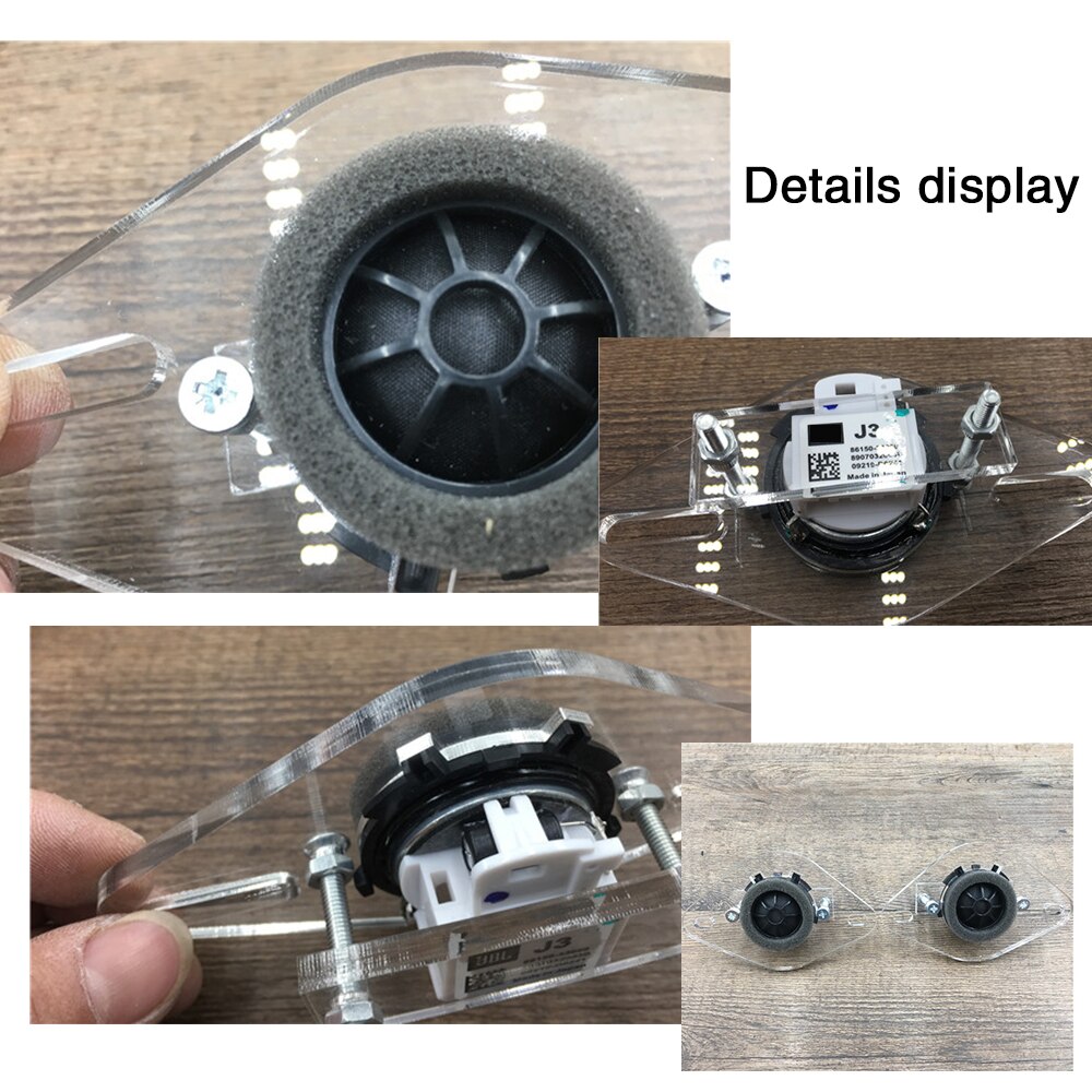 Car front tweeter speaker for Toyota Subaru center control console stereo range frequency speaker horn loudspeaker