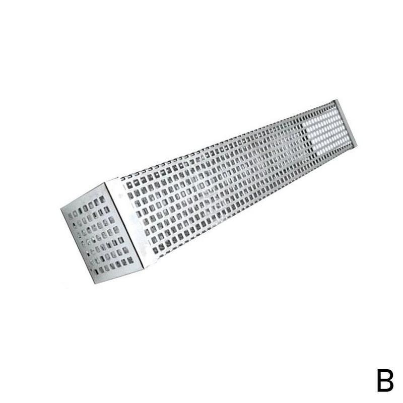 grill stal perforowana siatka palacz rura filtr gadżet gorący zimny palenie okrągły kwadrat grill rura metalowa fajka: B