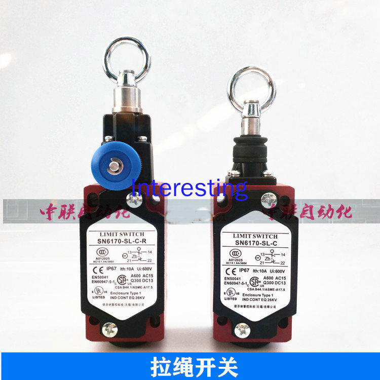 Trekkoord Schakelaar Sn2170 / Sn4170 / Sn6170-sl-c-r Veiligheid Noodstopschakelaar Pull Draad Reizen Schakelaar
