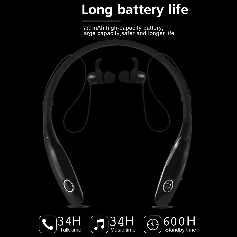 Auricolare Bluetooth 34Hr Cuffie Senza Fili In Esecuzione Sport Suono Basso Auricolare Con Microfono Per Il Iphone Xiaomi Auricolari