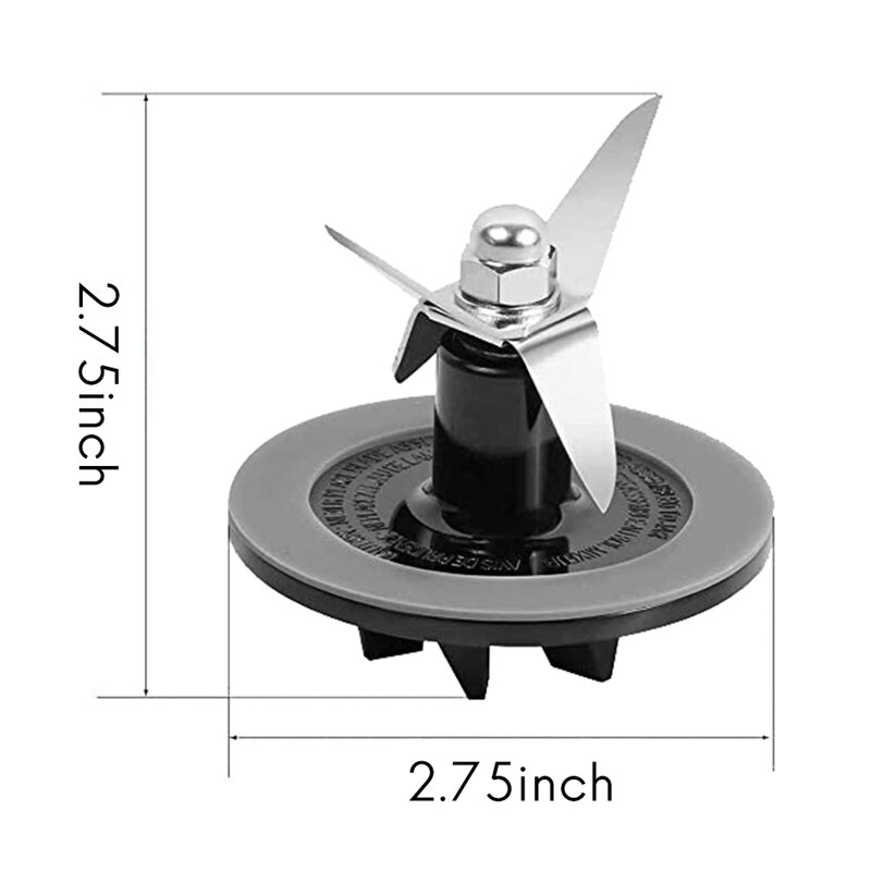 Vervangende Onderdelen Blender Blade Vergadering Met 3 Pcs Blender Pakkingen, Vervangende Onderdelen Voor Cuisinart CBT-500,SB5600,CB600