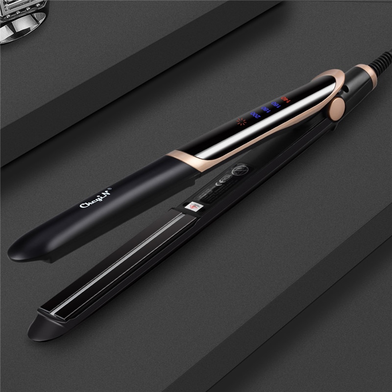 Original Hair Straightener Curler Ionic Infrared Flat Iron Hair Curling Iron LCD Display Ceramic Styling Tool P49