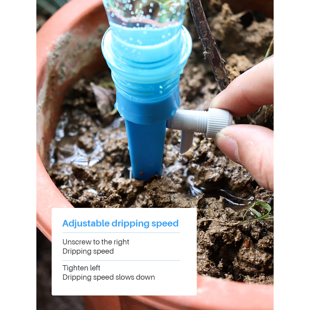 12 Pcs Self Watering Spikes Plant Waterer Automatic Vacation Drip Irrigation Watering Device