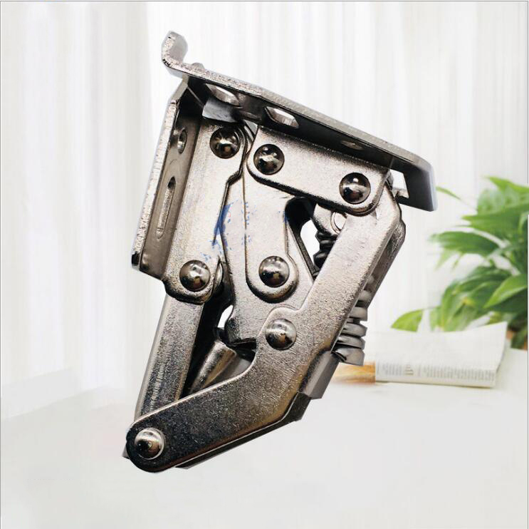 1pair Overhead Swing Up Locker Cupboard Door Stay Hinges For Caravan Motorhome Compartment No Slot Bridge Spring Hinge