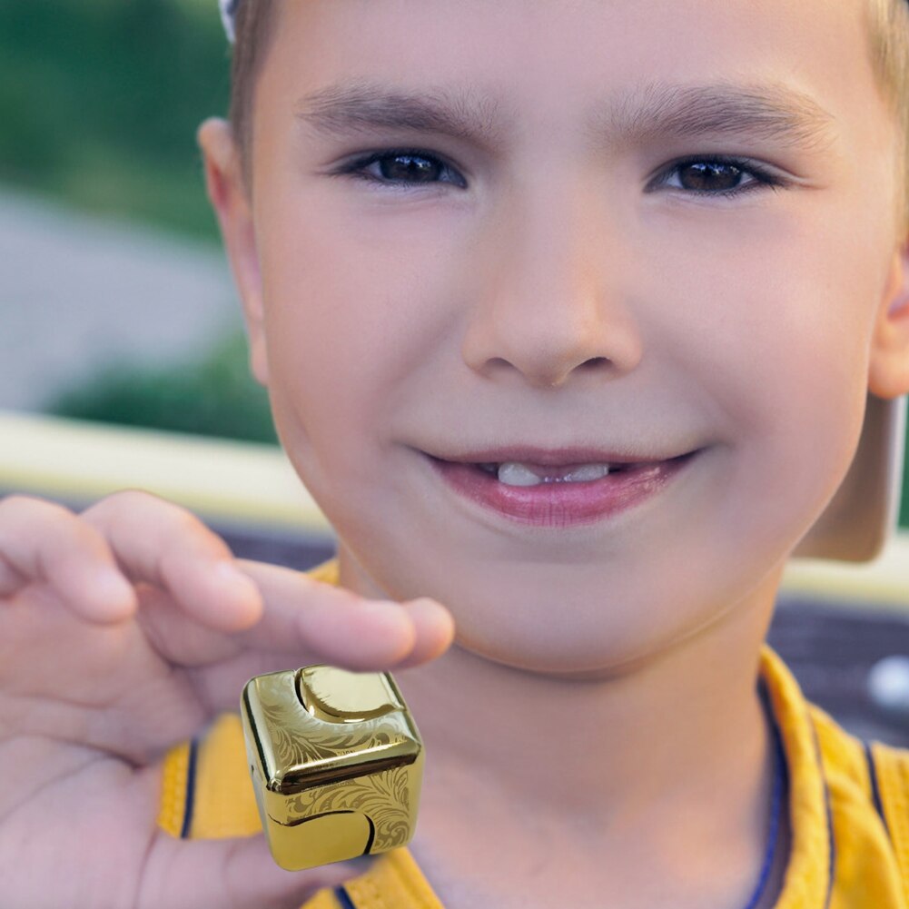 Vierkante Decompressie Tol Dobbelstenen Kubus Anti-Angst Vingertop Speelgoed Hand Fidget Spinner Vroege Onderwijs Vent Speelgoed Kinderen Speelgoed
