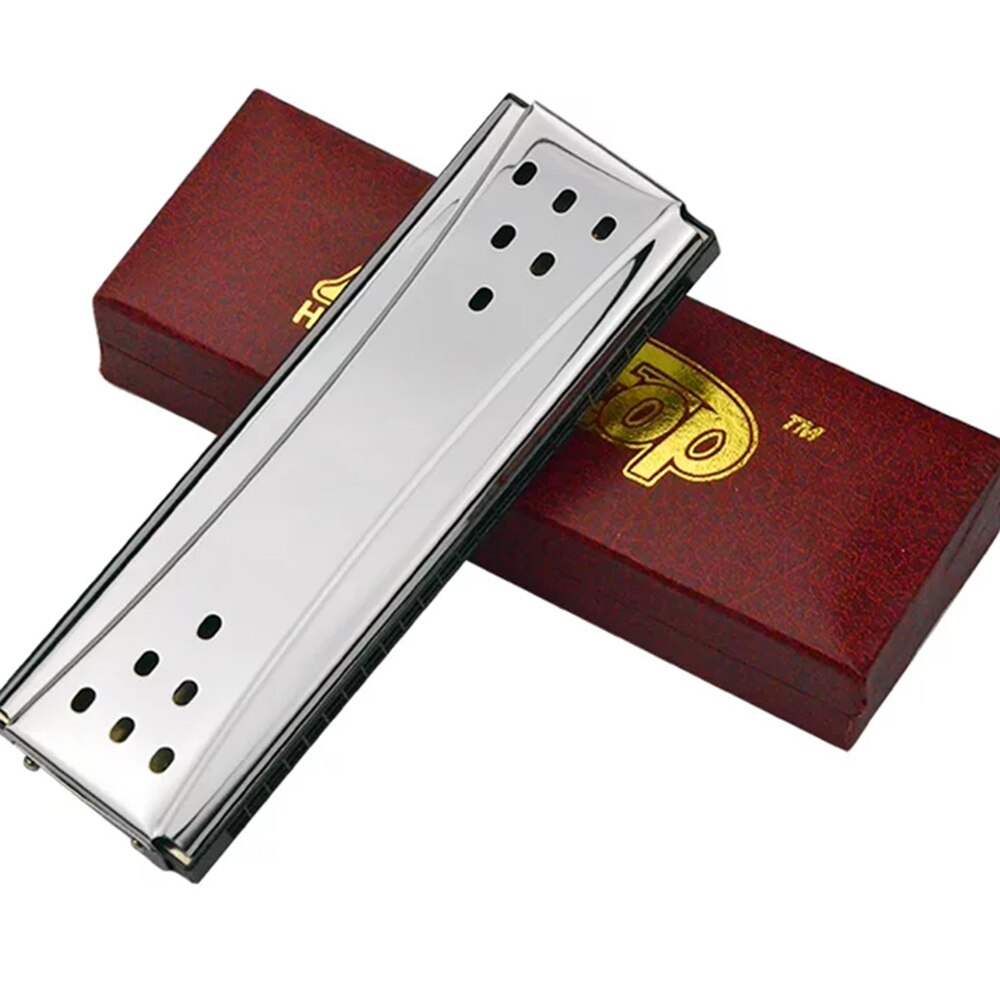 East Top Harmonica Tremolo Diatonic 10 24 Holes Mouth Organ Instrumento Blues Harp Both Side Key C G Musical Instruments Easttop