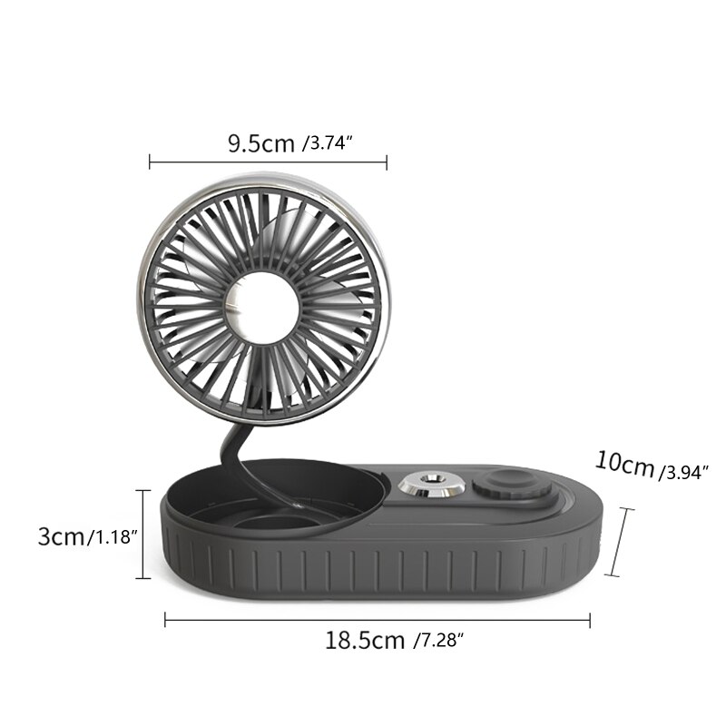 Battery Portable Water Spray Mist Fan Electric Rechargeable Handheld Fan