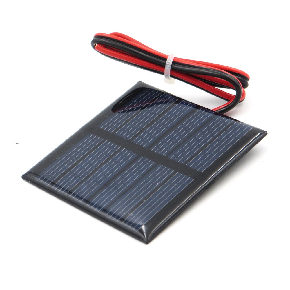 3 V 120mA 0.36Watt extend wire Solar Panel Polycrystalline Silicon DIY Battery Charger Small Mini Solar Cell cable toy 3V Volt