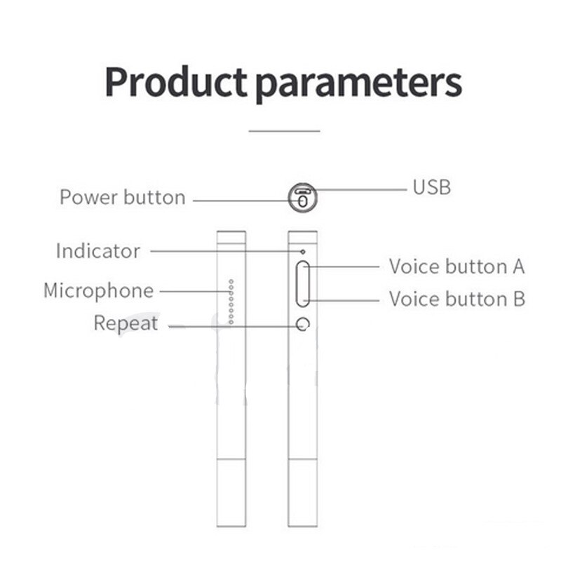 Translaty Smart Instant Real Time Voice 40 Languages Translator AI Intelligent