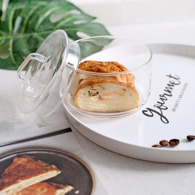 Glass Storage Jars Heat-Resistant Stackable Food Airtight Container Coffee Fruit Miscellaneous Grains Bottle Kitchen Organizer