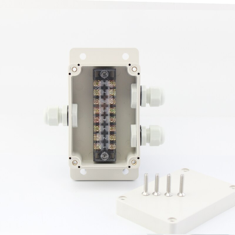 2pcs Waterproof junction box with terminal industrial household rainproof TB block outdoor street light