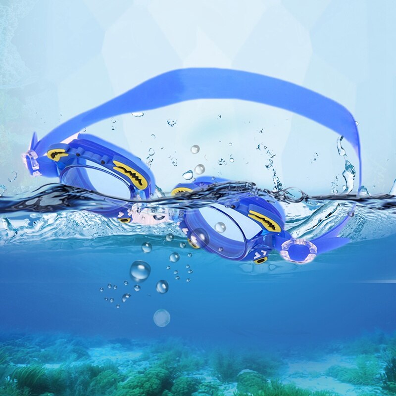 Dier Leuke Verstelbare Kinderen Kids Waterdichte Siliconen Anti Fog Uv Shield Zwemmen Glazen Goggles Eyewear Brillen