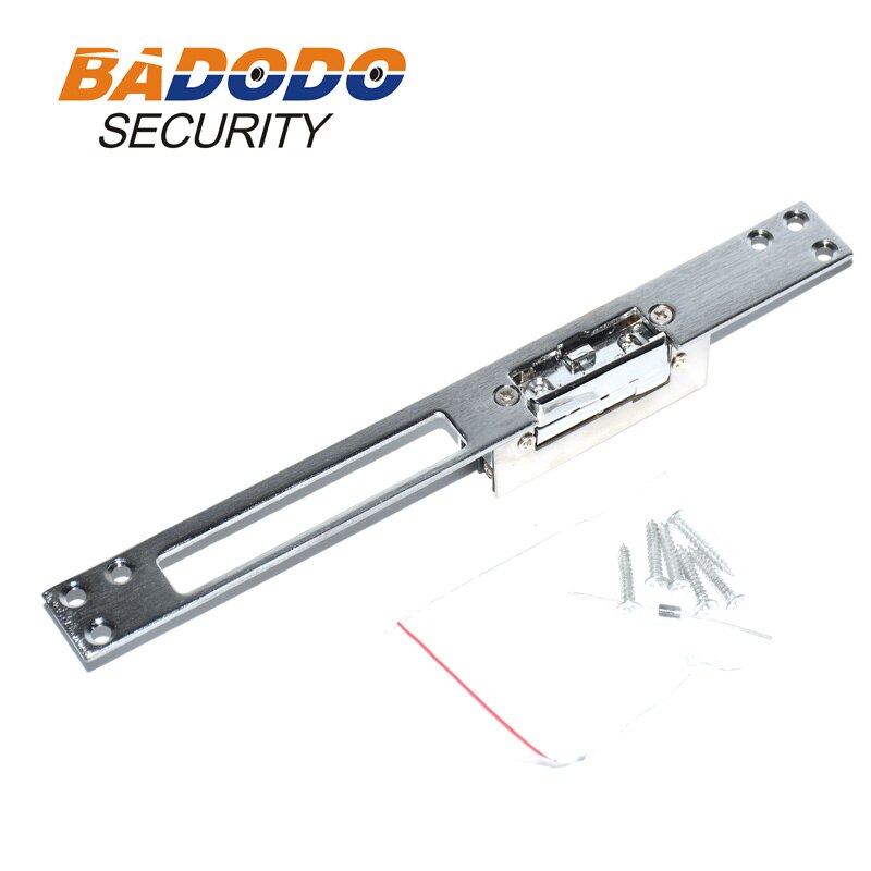 Long Narrow Plate EU Door Gate Lock Electric Strike Fail safe/Fail secure adjustable for access control