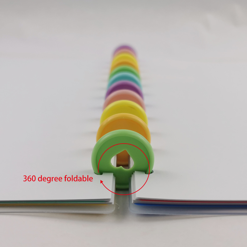 DIY A4 Mushroom Hole Loose-Leaf Notebook Planner Organizer Binder Binding Journal Diary Ring Binder Notepad Set Office Supplies