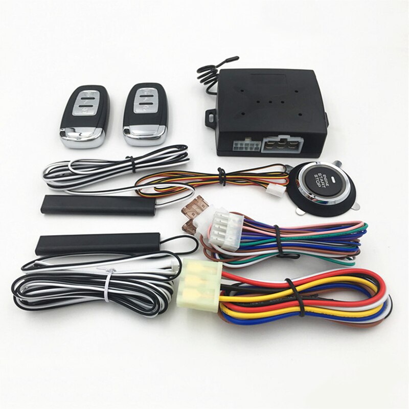 Sistema de alarma de coche de Owo Way con motor de arranque LCD llave de Control remoto funda para B9 con cubierta de silicona NQ-ST9007