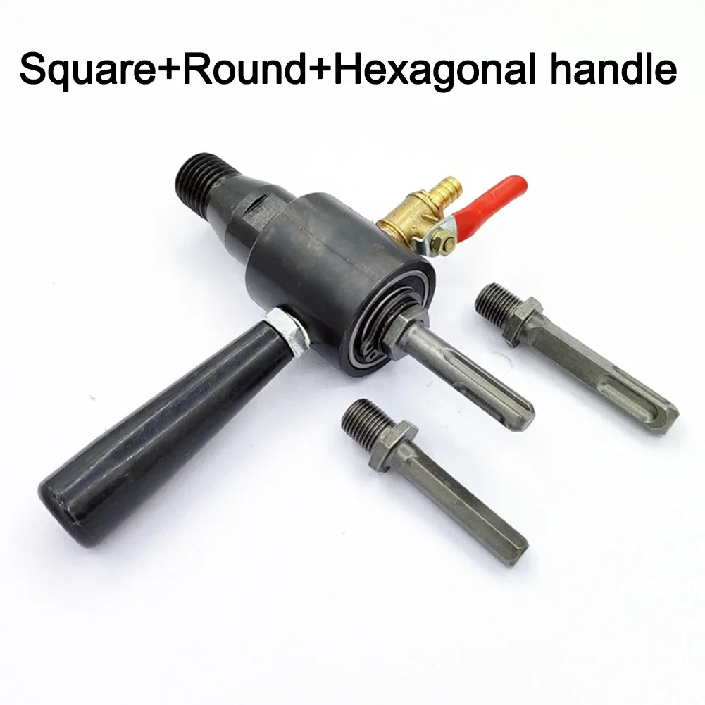 Electric Hammer Adapter Water Inject Converter Adjustable Turn Electric Hammer Into Water Drill Bit Portable: Orange