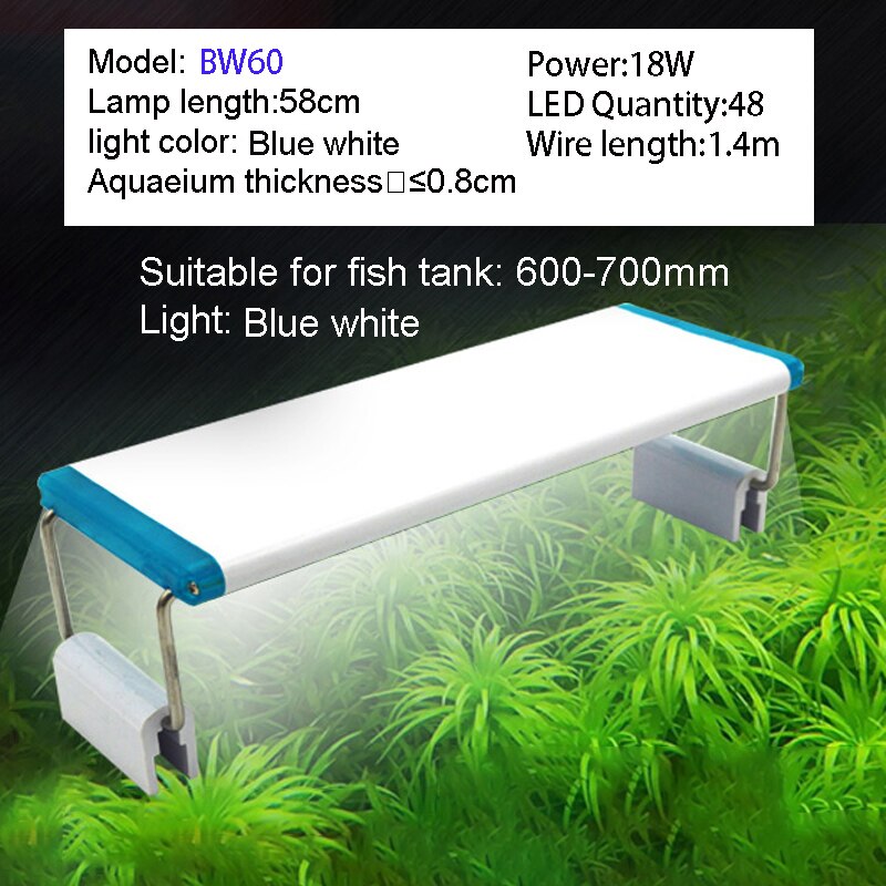 Image showcasing 110V-220VAquarium LED light ultra-thin fish tank a... – Vicedeal