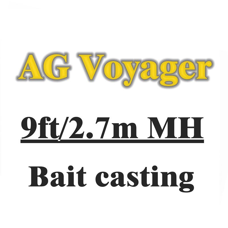 Ag voyager spinning baitcasting onki 4 osaa matkavapa ml m  mh 1.8 2.1 2.4 2.7m hiilivapa f mf action: Vaaleanvihreä