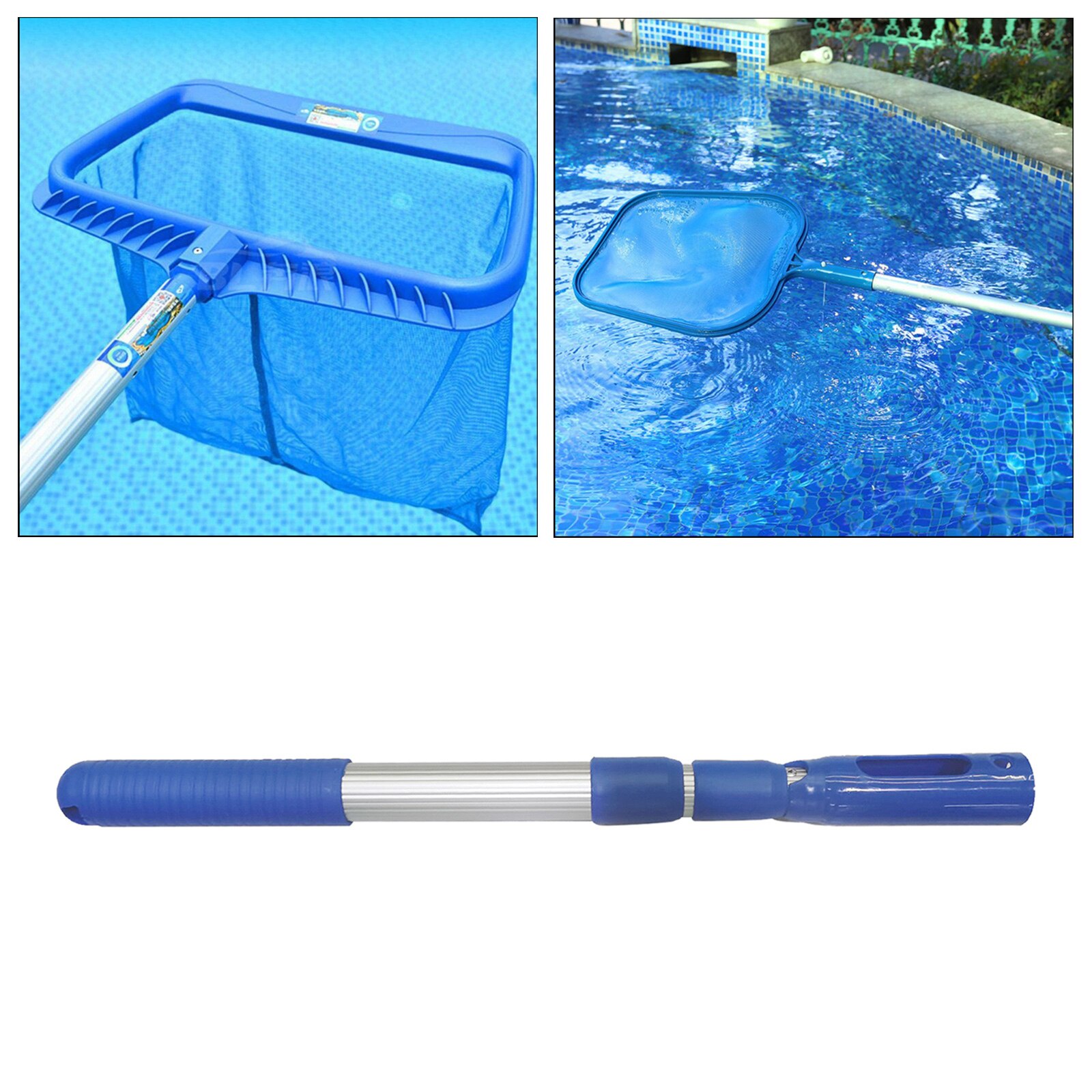 Adjustable Aluminum Spa Swimming Pool Extendable Handle Pole 90cm Durable