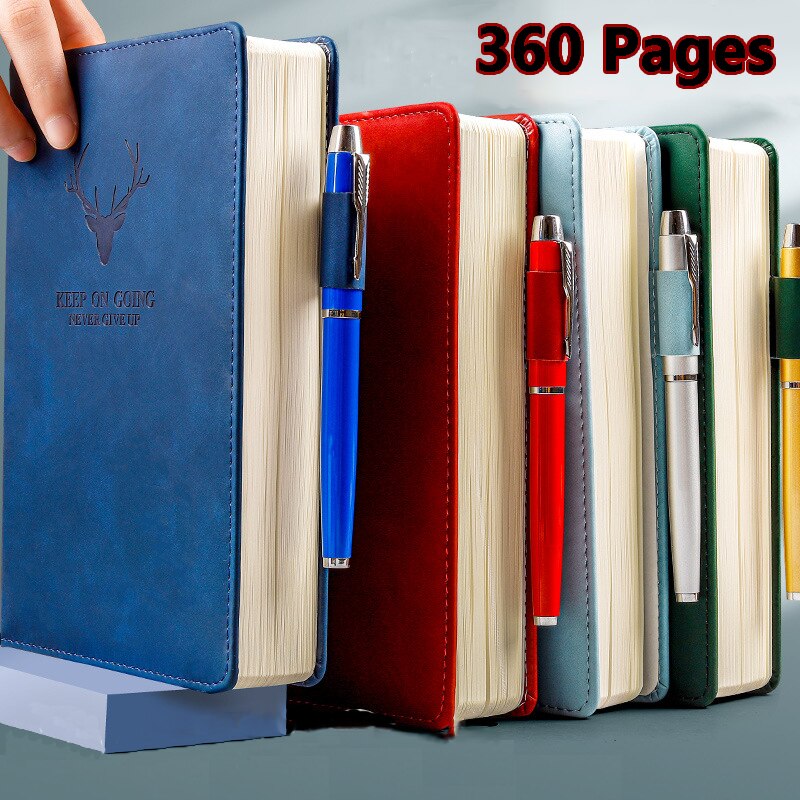 360 Pagina &#39;S Super Dikke A5 Notebook En Journal Wekelijkse Dagelijkse Planner Agenda Persoonlijk Dagboek Notitieblok Business School Kantoorbenodigdheden