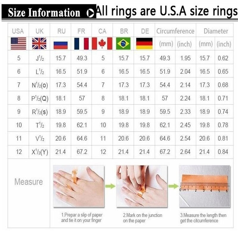 Tisonliz Luxe Vrouwelijke Vierkante Crystal Ringen Rose Goud Kleur Ringen Anniversary Sieraden voor Vrouwen Lady