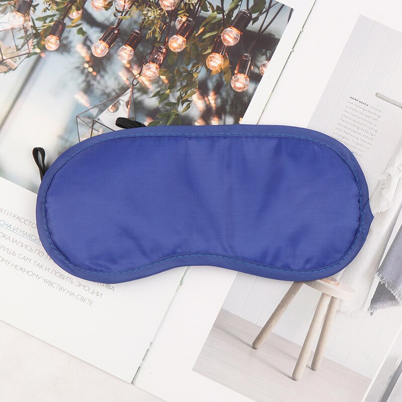 1PCS Silk Sleep Eye Mask Sleeping Padded Shade Patch Eyemask Blindfolds Women Men Travel Relax Rest Eye Cover