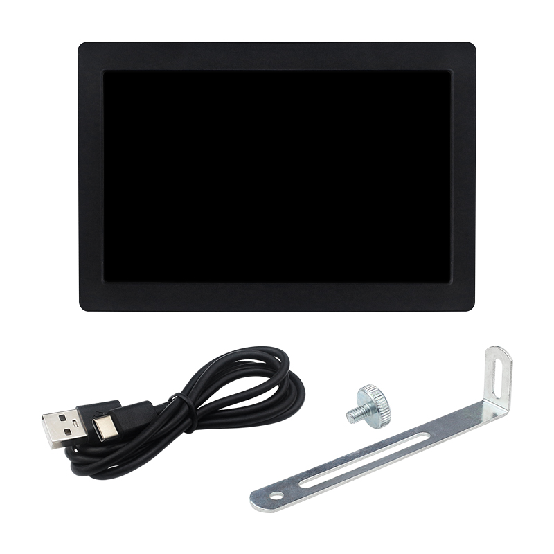 5 / 7 inch ips usb secundair scherm 1024*600 met één kabel aida 64 monitoring display ondersteuning desktop uitgebreid lcd voor win 10/11: Wit