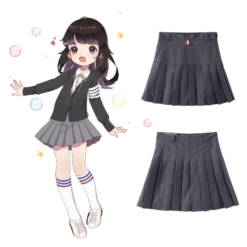 Meisjes Geplooide Rokken Kids School Rok Lente Herfst Effen Kleur Tutu Rokken Meisje Prinses Dance Party Rokken 100-160cm