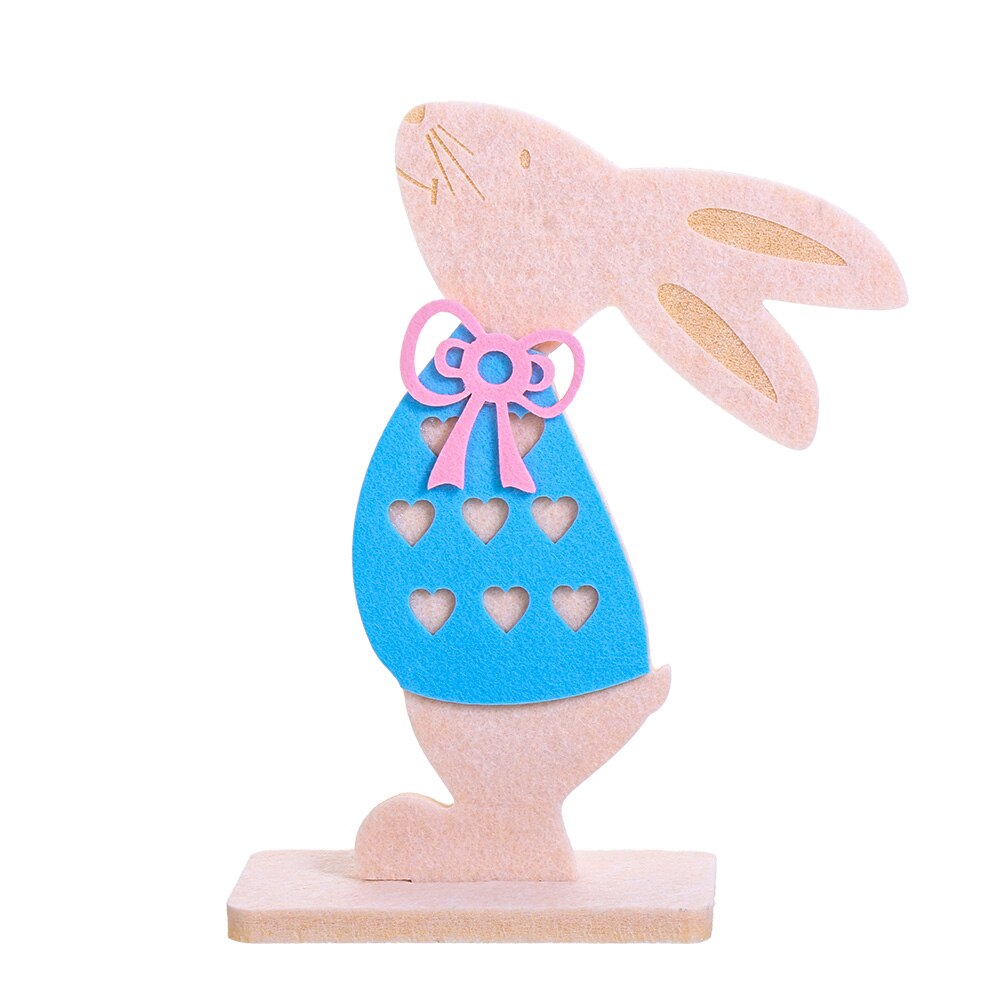 1/3 Pcs Pasen Konijn Houten Decoratie Diy Hout Opknoping Ambachten Schattige Bunny Pasen Ornamenten Feestartikelen Hout Ambachten