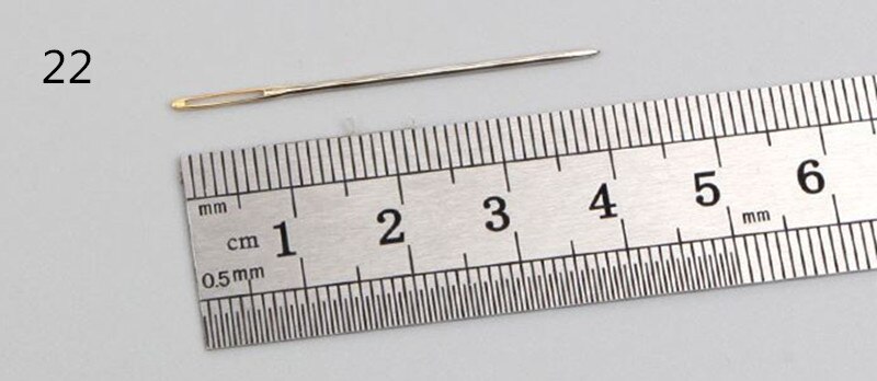 30 stk korssting nåle håndværk broderi værktøj store øjen sy nåle håndsy nål med tråderen hjem diy syværktøj: 22