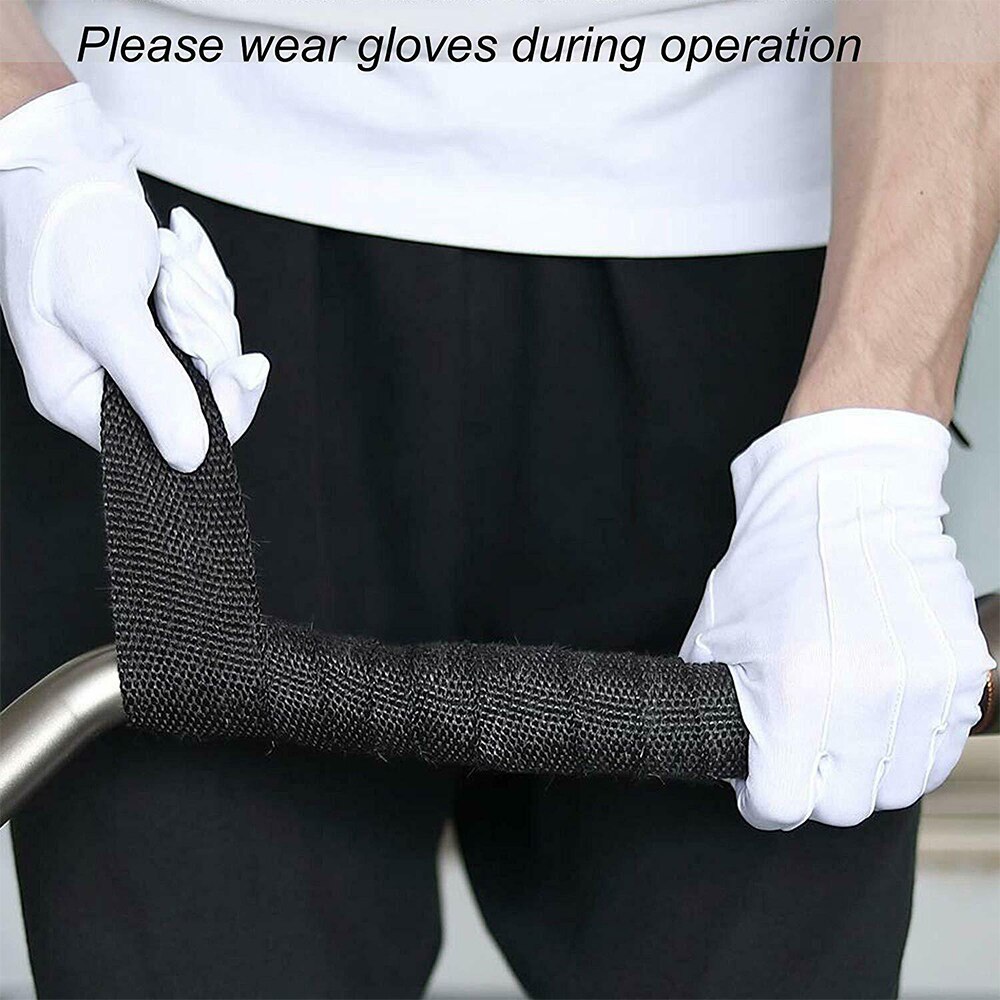 Tuyau d'échappement Anti-rouille avec bande de Protection en titane or, 10m, bande isolante thermique pour moto