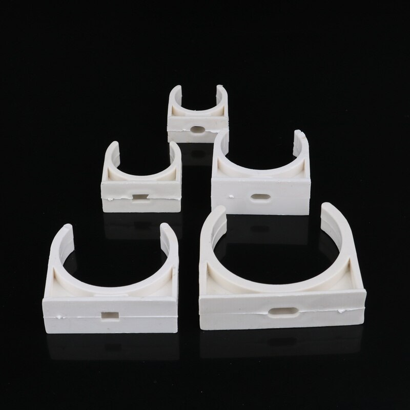 10 st 20mm 25mm 32mm 40mm 50mm pvc rör stödrör klämmor vattenrör tillförsel vattenrör anslutning trädgård bevattningsbeslag