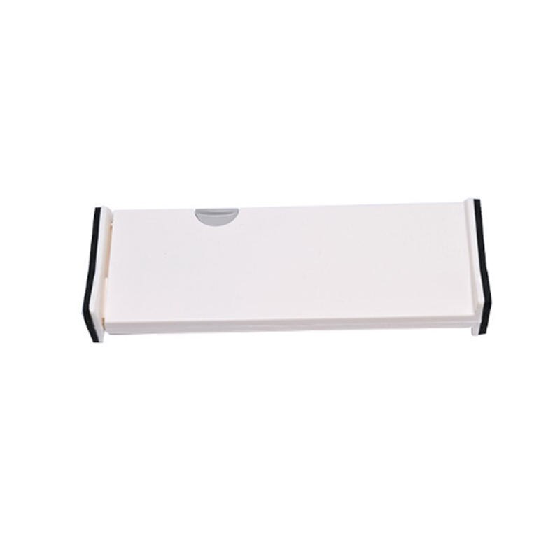 Gør-det-selv justerbar skuffe klapper arrangør skillevæg til soveværelse badeværelse skab skab kontor køkken skillevæg opbevaring organizer: S 43.5 x 27.5 x 10cm