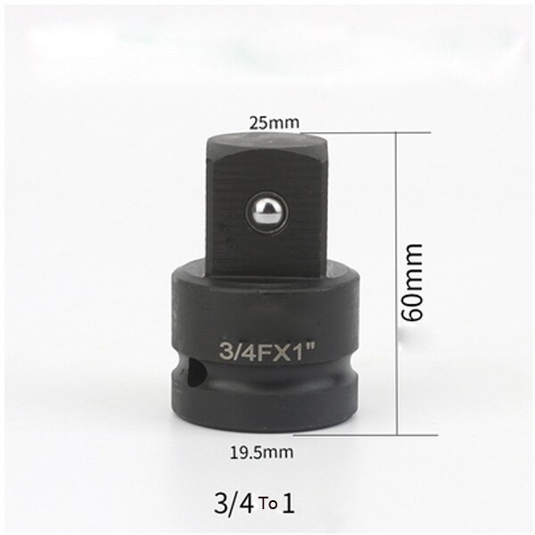 1PCS Embout Adaptateur CR-V Réducteur Ensemble 1/4 &quot;3/8&quot; 1/2 &quot;1&quot; Visseuse à Chocs Conversions pour L&#39;impact Armes Clés Cliquets: 3-4 to 1