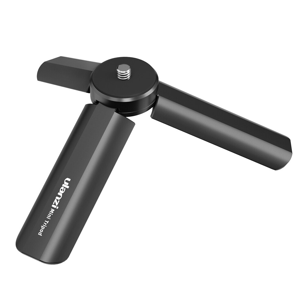 Ulanzi MT-15 Mini Handheld Tripod Portable Hand Grip Desktop Tripods Stand w/ 1/4 Extend Screw for Smartphone DSLR Action Camera