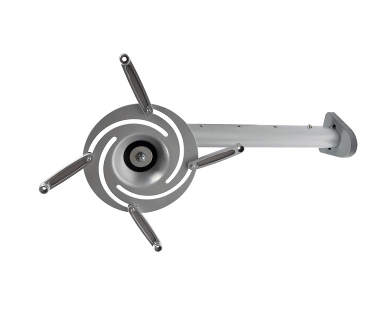 Ultra-long Aluminum Alloy 360 Degree Universal Projector Wall Mount Full Motion Retractable Projector Hanger Bracket PR05BL