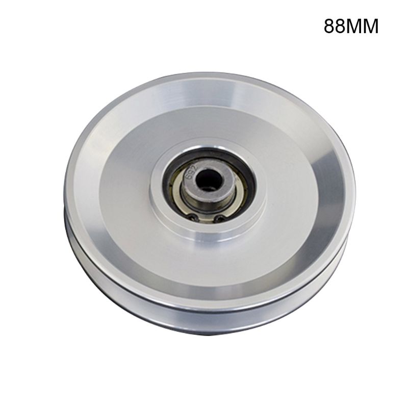 Groove Pulley Ball Bearing Track Roller Bearing for Linear Motion System Parts: black