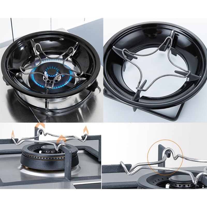 Pan Stand Support Kitchen Pot Chrome Plated Universal Stainless Steel Gas Hob Accessories Cooking Coffee Maker Stove Top