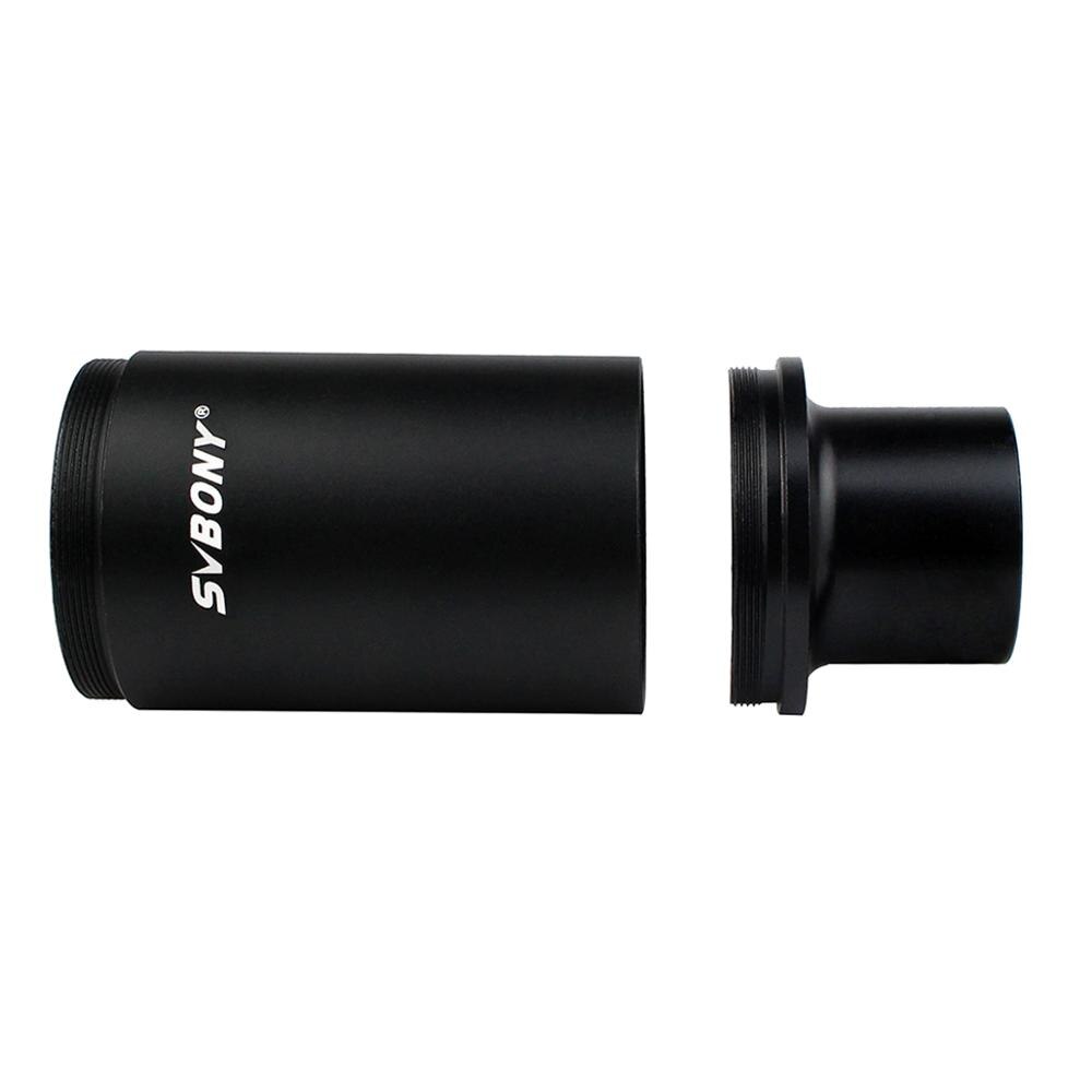SVBONY 1.25'' Extension Tube Adapter CA1 Astronomy Telescope M42 Thread T-Mount Adapter for Telescope / DSLR Camera F9105