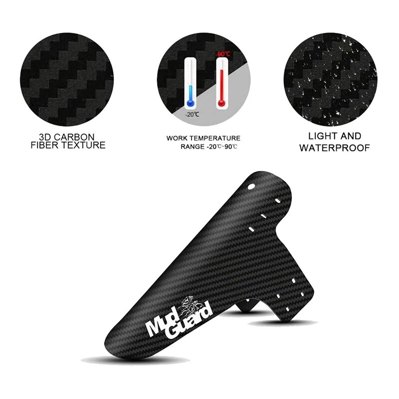 2 Stuks Mountainbike Spatbord, Spatbord, Voor En Achter Fiets Spatbord, Rood