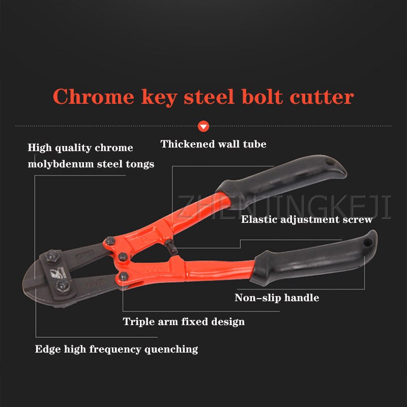 Steel Shear Bolt Clamp Steel Bar Pliers Wire Cutters Shear lock Pliers Hydraulic Labor-saving Bolt Cutters Multi-function Tool