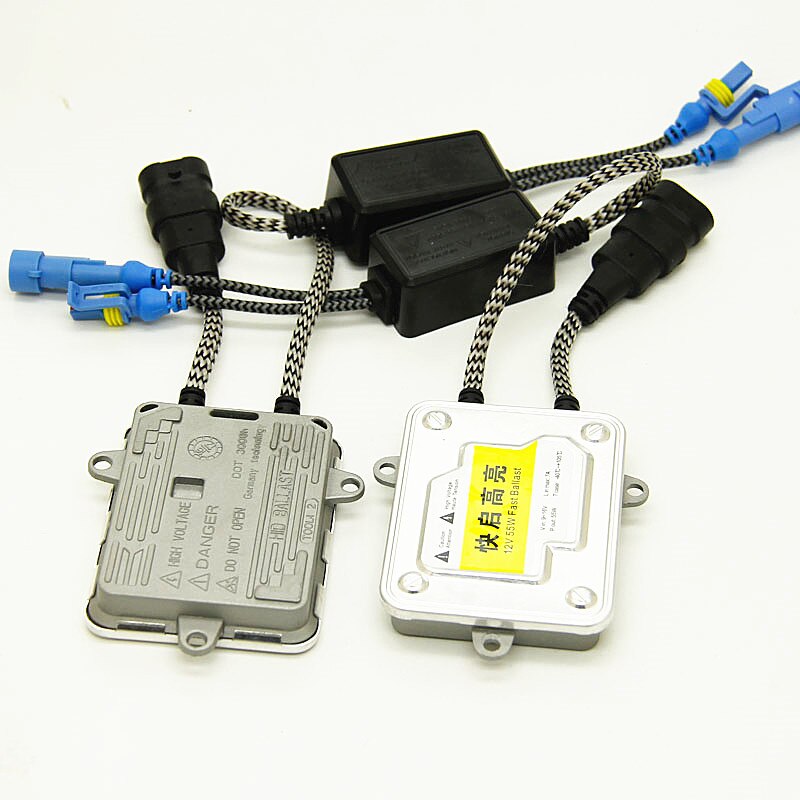 1 kit 55W H4 H13 9004 9007 4300k 6000k 8000k 10000k hoge lage auto 12v hid bi-xenon koplamp