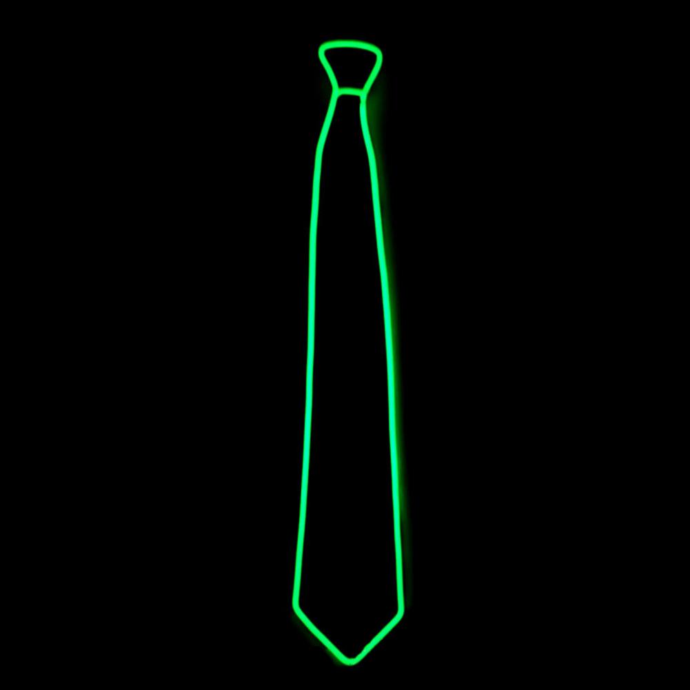 LED-Fliege, leuchtende blinkende Krawatte, Geburtstagsfeier, Hochzeit, Weihnachten, Dekoration, Halloween, Cosplay, verschiedene Lichtmodi, Fliege: Khaki