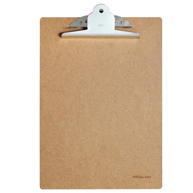 Tablero para carpetas A4, tablilla de madera para escribir, tablilla de información, tablilla simple multifuncional, suministros de oficina para estudiantes