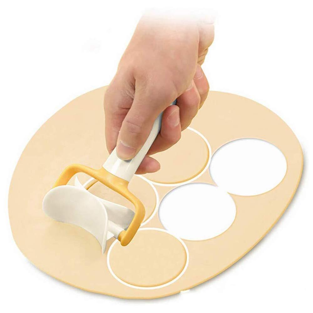 3 st/set rullande kakformar runda kex skärande bakelse blad deg cirkel dumpling form maker tårta gör-det-själv dekorera pistolset